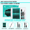 Picture of Lash Extension Kit 280Pcs,60D 80D Individual Lashes Clusters Kit,Lash Bond And Seal,Lash Remover For Eyelashes Extensions,Lash Applicator Tool For False Eyelash Cluster Kit At Home(D-Mix8-16mmKit)