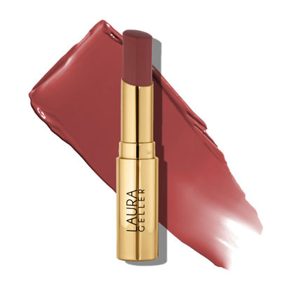 Picture of LAURA GELLER NEW YORK Jelly Balm Moisturizing Tinted Lip Balm - Terracotta Go - Hydrating Vitamin E - Semi-Shine Finish