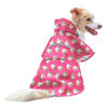 Picture of NACOCO Large Dog Raincoat Adjustable - Pet Unicorns Water Proof Clothes Lightweight Rain Jacket Poncho Hoodies with Strip Reflective Pink (M, Pink Unicorn)