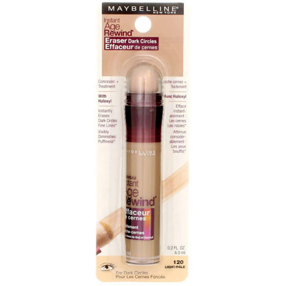 Picture of Maybelline Instant Age Rewind Eraser Dark Circles Treatment Concealer, Light 0.2 oz (Pack of 2)