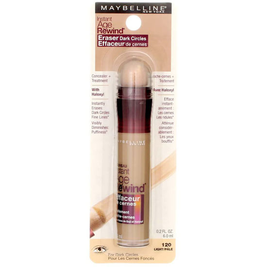 Picture of Maybelline Instant Age Rewind Eraser Dark Circles Treatment Concealer, Light 0.2 oz (Pack of 2)