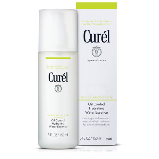Picture of Curel Oil Control Hydrating Water Essence For Oily to Dry, Sensitive Skin, Hydrating Face Moisturizer, Fragrance Free, 5 Oz