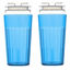 Picture of Reflo Smart Cup (Blue 2-Pack) Open Training Cup, Toddler Cup, No Suction 6oz, 360 Control-Flow, USA MADE Premium High-Impact Plastic