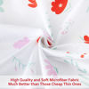 Picture of Pack and Play Sheets Girl Red Floral, Compatible with Graco Pack and Play
