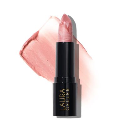Picture of LAURA GELLER NEW YORK Italian Marble Sheer Lipstick - Berry Vanilla - Hydrating & Lightweight - Vitamin E & Caster Seed Oil - Cream Finish