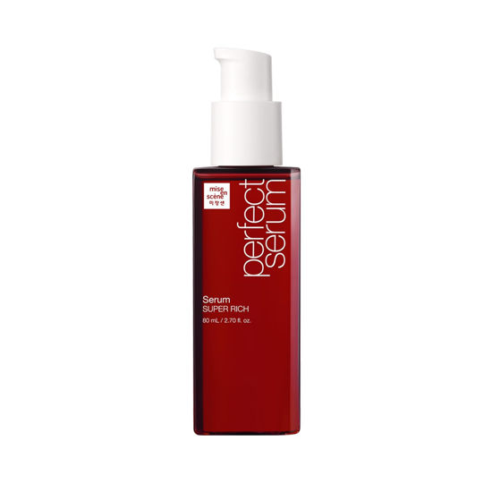 Picture of Mise En Scene Perfect Super Rich Serum with Argan Oils - Hair Essence for High Nutrition Intensive Care, Korean Hair Oil, 2.70 fl. Oz