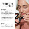Picture of LAURA GELLER NEW YORK Dual-Ended Blush + Bronzer Brush - Blush Bronzer Contour Face Makeup Brush