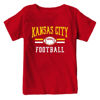 Picture of Kansas City Retro Football Fans Vintage Kids T-Shirt (Red T-Shirt, 3T)
