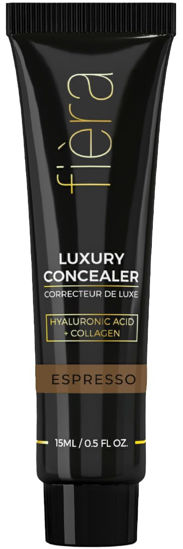 Picture of Fièra Luxury Concealer with Anti-Aging - All Day Coverage for Dark Circles, Fine Lines, Wrinkles & Spots - Espresso, 0.5 Ounce