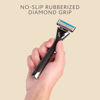 Picture of Dollar Shave Club | Heavy Metal Shave Kit | Heavy-Duty Razor Handle, 6 Blade Razor Blade Refills, and Razor Cover | Precision Razor Shave Kit, Shaving Kit, Grooming Kit, Razor Set