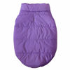 Picture of JoyDaog 2 Layers Fleece Lined Warm Dog Jacket for Puppy Winter Cold Weather,Soft Windproof Small Dog Coat,Purple M