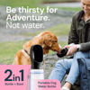 Picture of MalsiPree Dog Water Bottle Portable - Leak Proof and Lightweight Water Bottle for Dogs - Dog Travel Water Bottle with Bowl - Dog Walking Accessories (19OZ, Black)