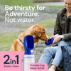 Picture of MalsiPree Dog Water Bottle Portable - Leak Proof and Lightweight Water Bottle for Dogs - Dog Travel Water Bottle with Bowl - Dog Walking Accessories (19OZ, Navy Blue)