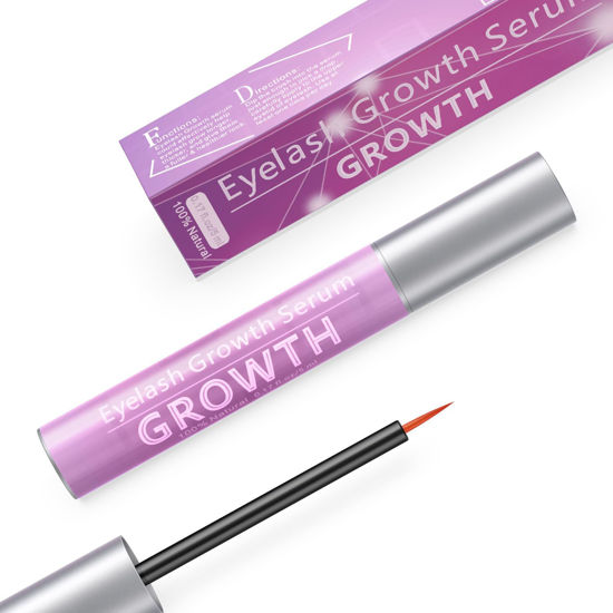 Picture of Eyelash Growth Serum Volumizing Lash Serum For Eyelash Growth Longer & Thicker Lash Enhancing Serum With Natural Formula Vegan & Cruelty-Free (5 mL)