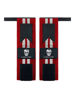 Picture of Gymreapers Weightlifting Wrist Wraps (Competition Grade) 18" Professional Quality Wrist Support with Heavy Duty Thumb Loop - Best Wrap for Powerlifting, Strength Training, Bodybuilding(Red/White,18")