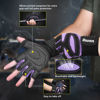 Picture of ihuan Ventilated Weight Lifting Gym Workout Gloves with Wrist Wrap Support for Men & Women, Full Palm Protection, for Weightlifting, Training, Fitness, Hanging, Pull ups
