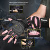 Picture of ihuan Ventilated Weight Lifting Gym Workout Gloves with Wrist Wrap Support for Men & Women, Full Palm Protection, for Weightlifting, Training, Climbing Fitness, Hanging, Pull ups