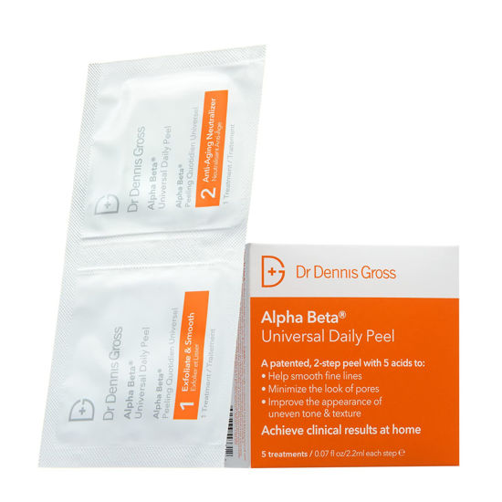 Picture of Dr. Dennis Gross Alpha Beta Universal Daily Peel: for Uneven Tone or Texture and Fine Lines or Enlarged Pores, (5 Treatments)