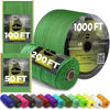 Picture of TECEUM Paracord Type III 550 Green - 200 ft - 4mm - Tactical Rope MIL-SPEC - Outdoor para Cord - Camping Hiking Fishing Gear - EDC Parachute Cord - Strong Survival Rope 025