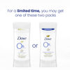 Picture of Dove 0% Aluminum Deodorant Stick Cotton Flower & Sandalwood 3 count for 48-Hour Odor Protection Aluminum Free Deodorant 2.6 oz