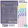 Picture of LivaClean 720 CT (3 Pack of 240) Superstar Pimple Patches for Face - Salicylic Acid & Tea Tree, Hydrocolloid Acne Patches, Pimple Patches Star Cute Zit Patches - 3 Sizes