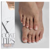 Picture of btartboxnails XCOATTIPS Toe Nail Tips - Short French Toenails Press On, 160Pcs Nude Soft Gel Toe Nail Tips, French Glue On Toe Nails for Women