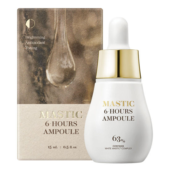 Picture of Mastina Mastic Ampoule Serum Spoid Type (Dropper Type, 0.5fl oz) - Serum for Even Skin Tone and Elasticity. Fermented Mastic Gum