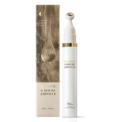 Picture of Mastic 6-Hours Ampoule Serum Stick Roller Type Mastic 6-Hours Ampoule (Derma Roller Stick-Type, 0.5fl oz) - Serum for Even Skin Tone and Elasticity. Fermented Mastic Gum.