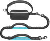 Picture of iYoShop Hands Free Dog Leash with Zipper Pouch, Dual Padded Handles and Durable Bungee for Walking, Jogging and Running Your Dog (Large, 25-120 lbs, Black)