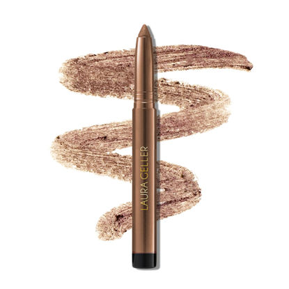 Picture of LAURA GELLER NEW YORK Kajal Longwear Kohl Eyeliner Pencil - Toasted Kohl - Caffeine and Vitamin E - Smooth & Blendable Liner - Built-In Sharpener