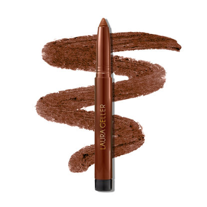 Picture of LAURA GELLER NEW YORK Kajal Longwear Kohl Eyeliner Pencil with Caffeine, Smooth & Blendable Makeup, Antique Bronze