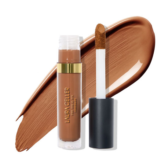 Picture of LAURA GELLER NEW YORK The Ideal Fix Concealer - Deep - Buildable Medium to Full Coverage Liquid Concealer - Covers Under Eye Dark Circles & Blemishes - Long-Lasting