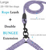 Picture of iYoShop Dual Dog Leash, Double Dog Leash, 360 Swivel No Tangle Walking Leash, Shock Absorbing Bungee for Two Dogs, Large (25-150 lbs), Lavender