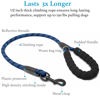 Picture of iYoShop Dual Dog Leash, Double Dog Leash, 360 Swivel No Tangle Walking Leash, Shock Absorbing Bungee for Two Dogs, Large (25-150 lbs), True Navy