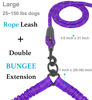 Picture of iYoShop Dual Dog Leash, Double Dog Leash, 360 Swivel No Tangle Walking Leash, Shock Absorbing Bungee for Two Dogs, Purple, Large (25-150 lbs)