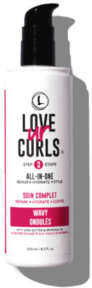 Picture of Love Ur Curls LUS Brands All-in-One Styler for Natural Wavy Textured Hair 8.5 oz - Repair, Hydrate, Style in One Easy Step - No Crunch Non-Sticky Hair Care with Shea Butter and Moringa