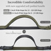 Picture of iYoShop Hands Free Dog Leash with Zipper Pouch, Dual Padded Handles and Durable Bungee for Walking, Jogging and Running Your Dog (Large, 25-120 lbs, Military Green)