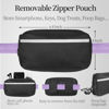 Picture of iYoShop Hands Free Dog Leash with Zipper Pouch, Dual Padded Handles and Durable Bungee for Walking, Jogging and Running Your Dog (Large, 25-120 lbs, Lavender)