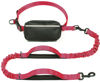 Picture of iYoShop Hands Free Dog Leash with Zipper Pouch, Dual Padded Handles and Durable Bungee for Walking, Jogging and Running Your Dog (Medium, 8-25 lbs, Red)