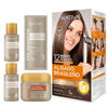 Picture of Kativa Brazilian Straightening Kit, 12 Weeks of Home Use Professional Straightening, with Organic Argan Oil, Shea Butter, Keratin & Amino Acids, for Straighter, Softer and Shinier Hair, All Hair Types