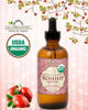 Picture of US Organic Rosehip Seed Oil, USDA Certified Organic, Cold Pressed, Virgin Organic, Amber Glass Bottle and Glass Eye Dropper for Easy Application - 4 oz (115 ml)