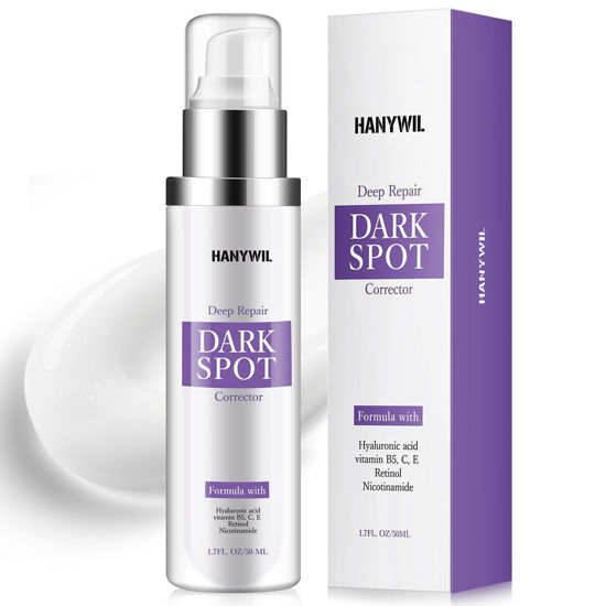 Picture of HANYWIL Dark Spot Remover for Face and Body, Dark Spot Corrector Cream, Skin Brown Spot Remover, Skin Care Face Cream, Sun Spot Remover, Age Spot Corrector, Rapid Tone Repair Retinol (1.7 Fl Oz)