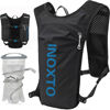 Picture of INOXTO Running Hydration Vest Backpack,Lightweight Insulated Pack with 1.5L Water Bladder Bag Daypack for Hiking Trail Running Cycling Race Marathon for Women Men (Black Blue)