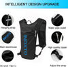 Picture of INOXTO Running Hydration Vest Backpack,Lightweight Insulated Pack with 1.5L Water Bladder Bag Daypack for Hiking Trail Running Cycling Race Marathon for Women Men (Black Blue)