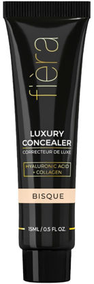 Picture of Fièra Luxury Concealer with Anti-Aging - All Day Coverage for Dark Circles, Fine Lines, Wrinkles & Spots - Bisque, 0.5 Ounce