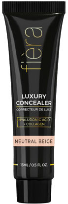 Picture of Fièra Luxury Concealer with Anti-Aging - All Day Coverage for Dark Circles, Fine Lines, Wrinkles & Spots - Neutral Beige, 0.5 Ounce