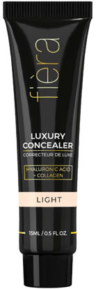 Picture of Fièra Luxury Concealer with Anti-Aging - All Day Coverage for Dark Circles, Fine Lines, Wrinkles & Spots - Light, 0.5 Ounce