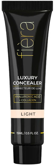 Picture of Fièra Luxury Concealer with Anti-Aging - All Day Coverage for Dark Circles, Fine Lines, Wrinkles & Spots - Light, 0.5 Ounce