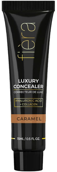 Picture of Fièra Luxury Concealer with Anti-Aging - All Day Coverage for Dark Circles, Fine Lines, Wrinkles & Spots - Caramel, 0.5 Ounce