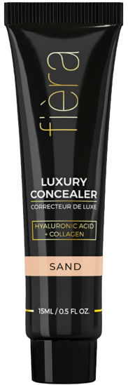 Picture of Fièra Luxury Concealer with Anti-Aging - All Day Coverage for Dark Circles, Fine Lines, Wrinkles & Spots - Sand/Sable, 0.5 Ounce